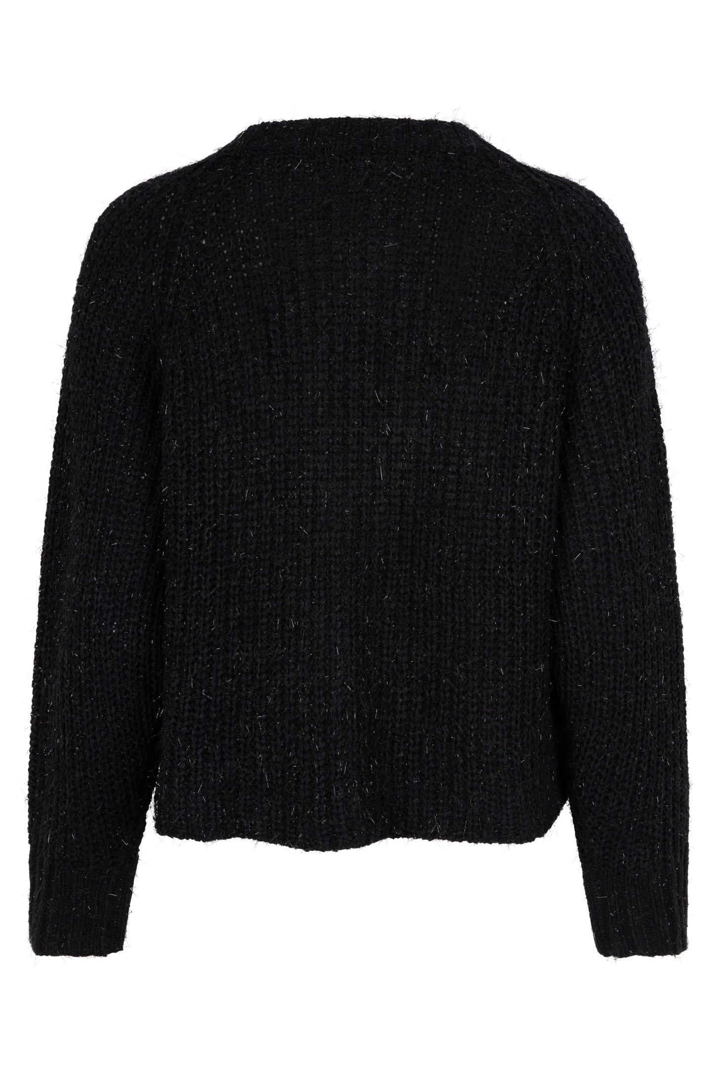 CARDIGAN COTTON LUREX BLACK 6