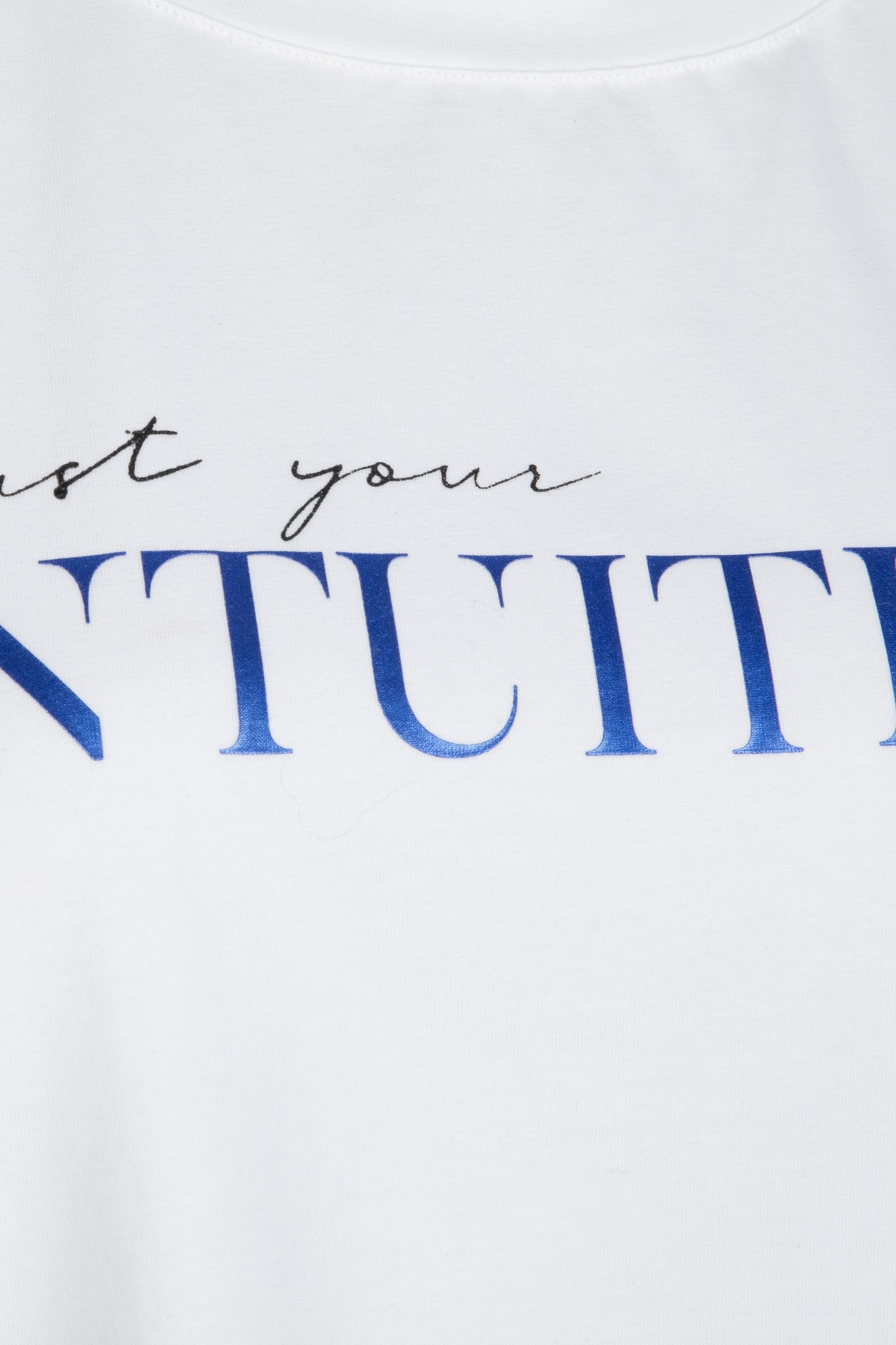 T-SHIRT “INTUITION” OFF WHITE 6