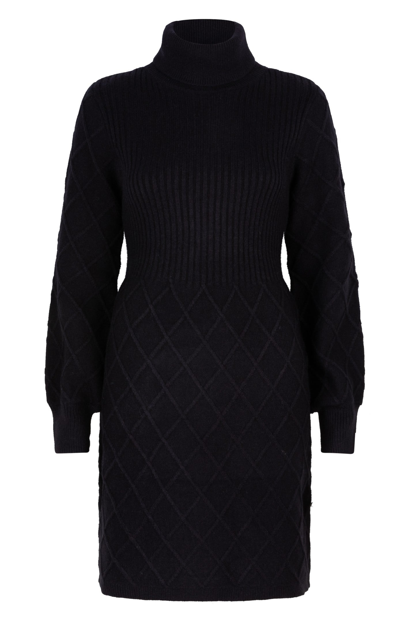 DRESS RIB & PATTERN BLACK 6