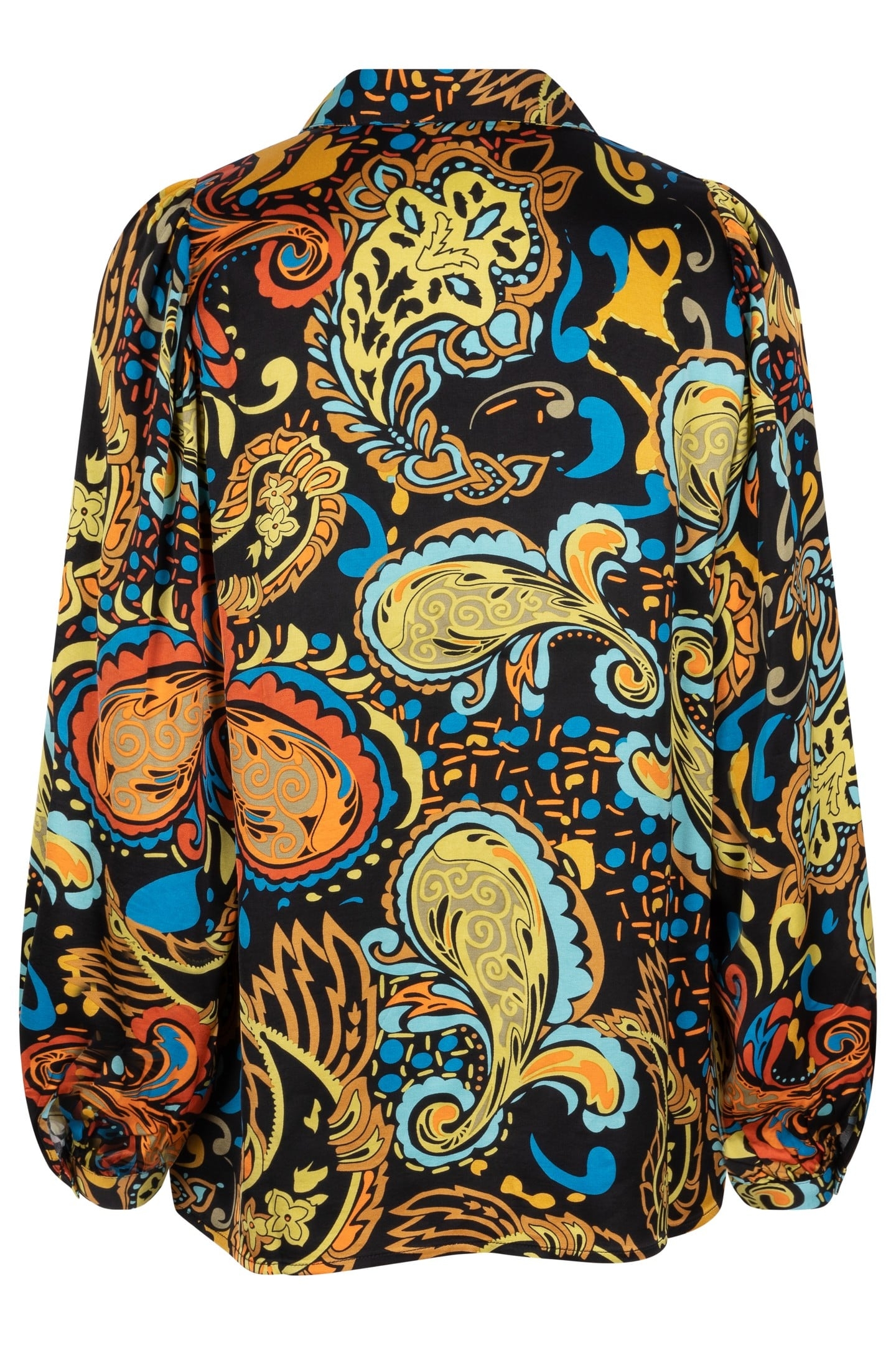 BLOUSE BASIC UNTAMED PARTY PRINT 4