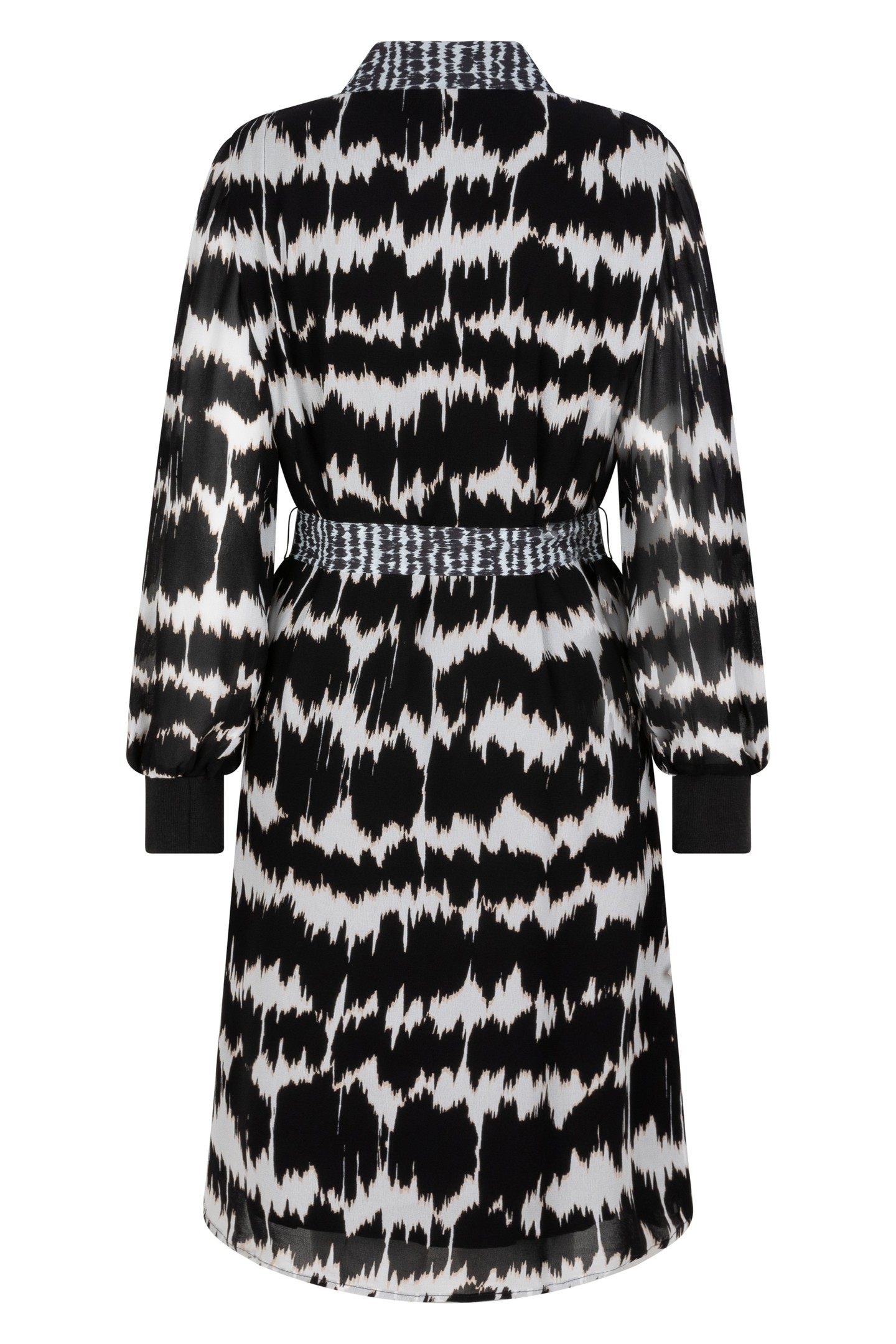 DRESS RIBBED CUFF ABSOLUTE ILLUSION PRINT 5