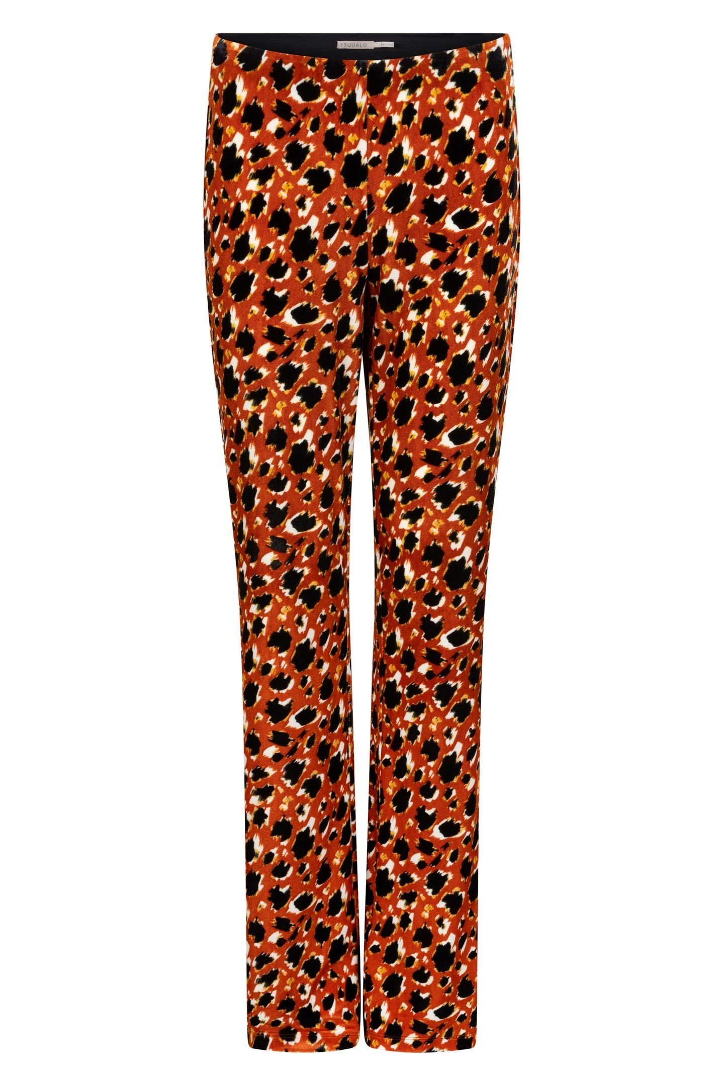 TROUSERS FLAIR VELOURS LEOPARD SKINS PRINT 1