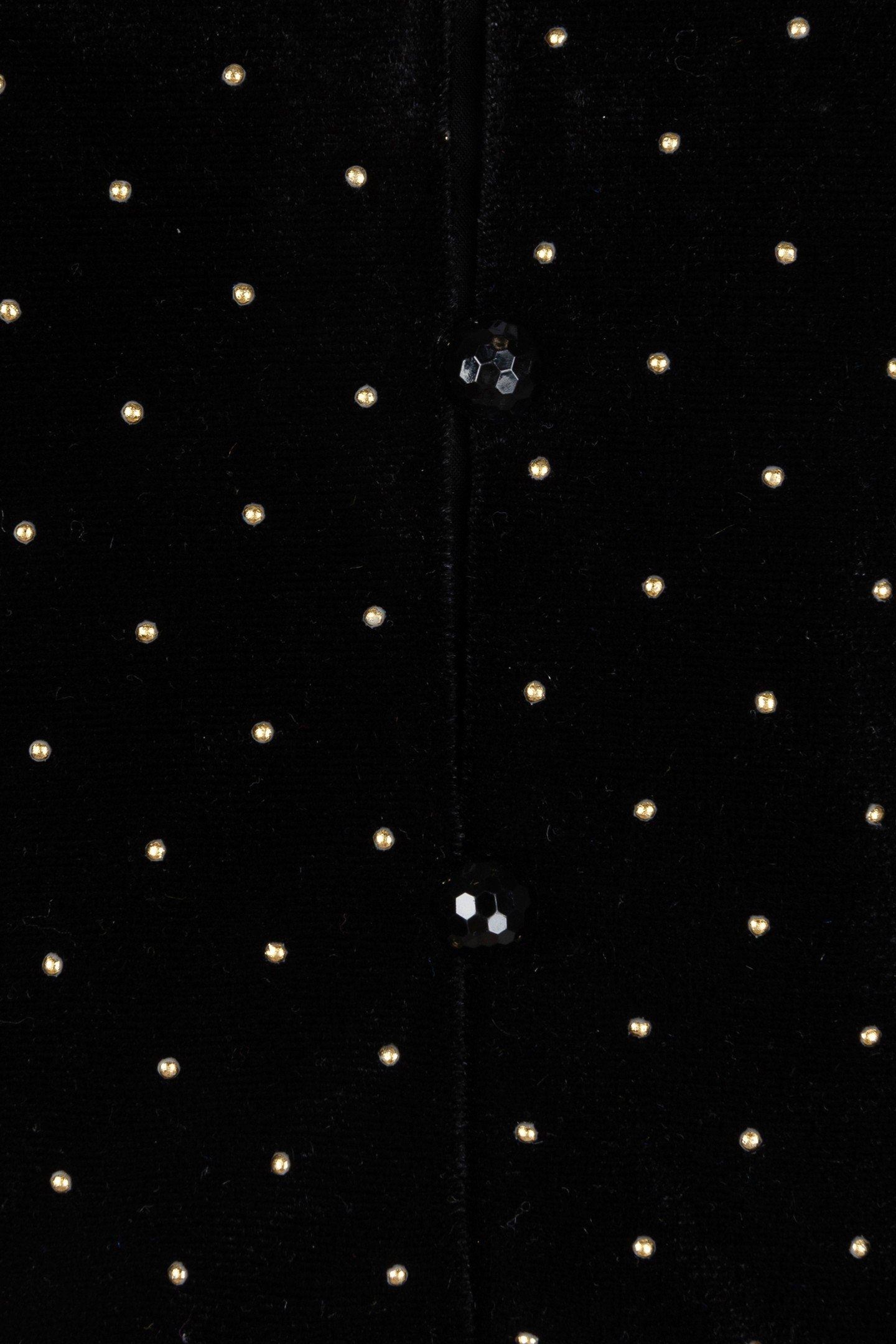 DRESS VELVET STUDS BLACK 8