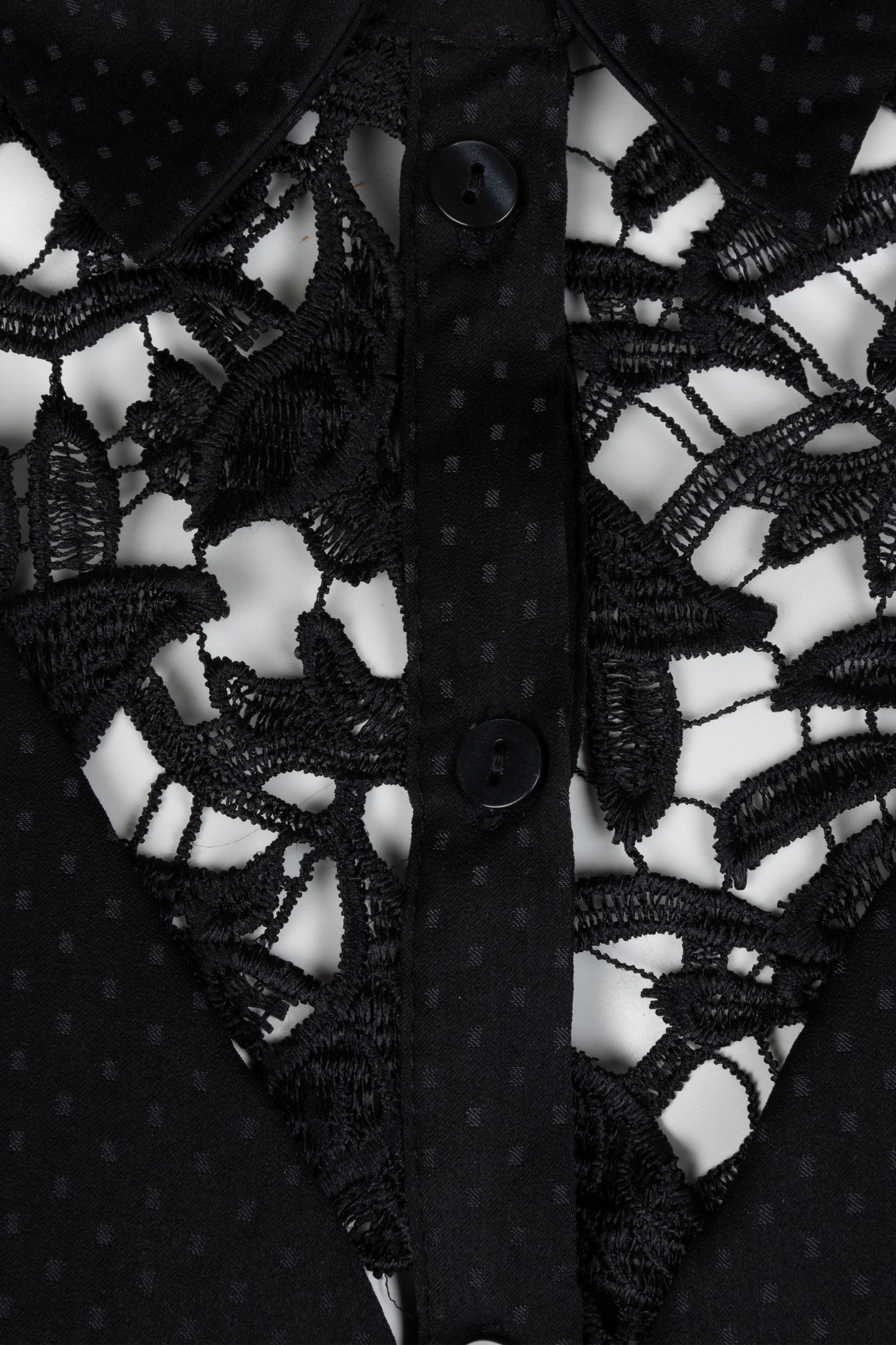 BLOUSE LACE JACQUARD BLACK 7