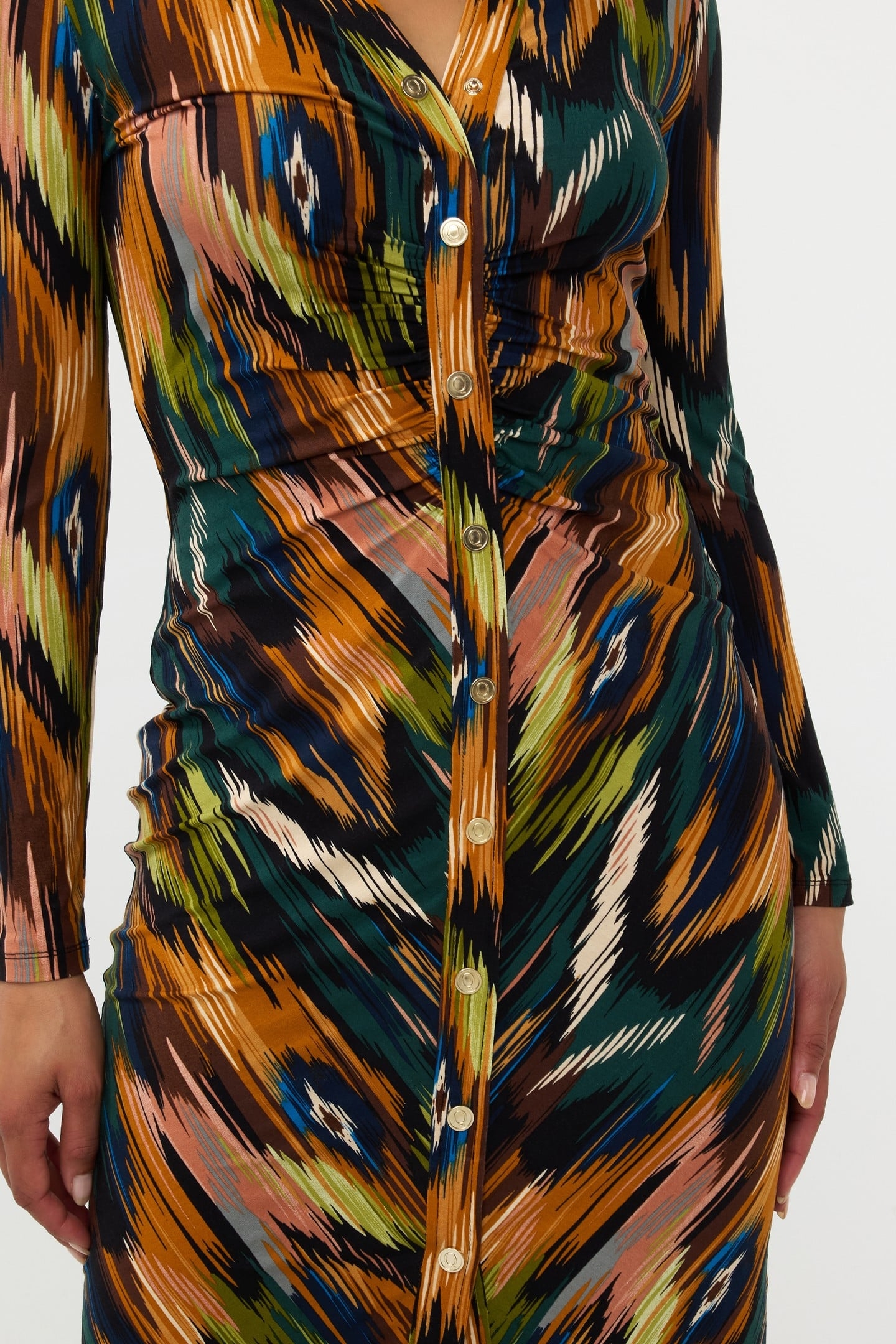 DRESS GATHERING UNIVERSE LIGHTNING SJ PRINT 7