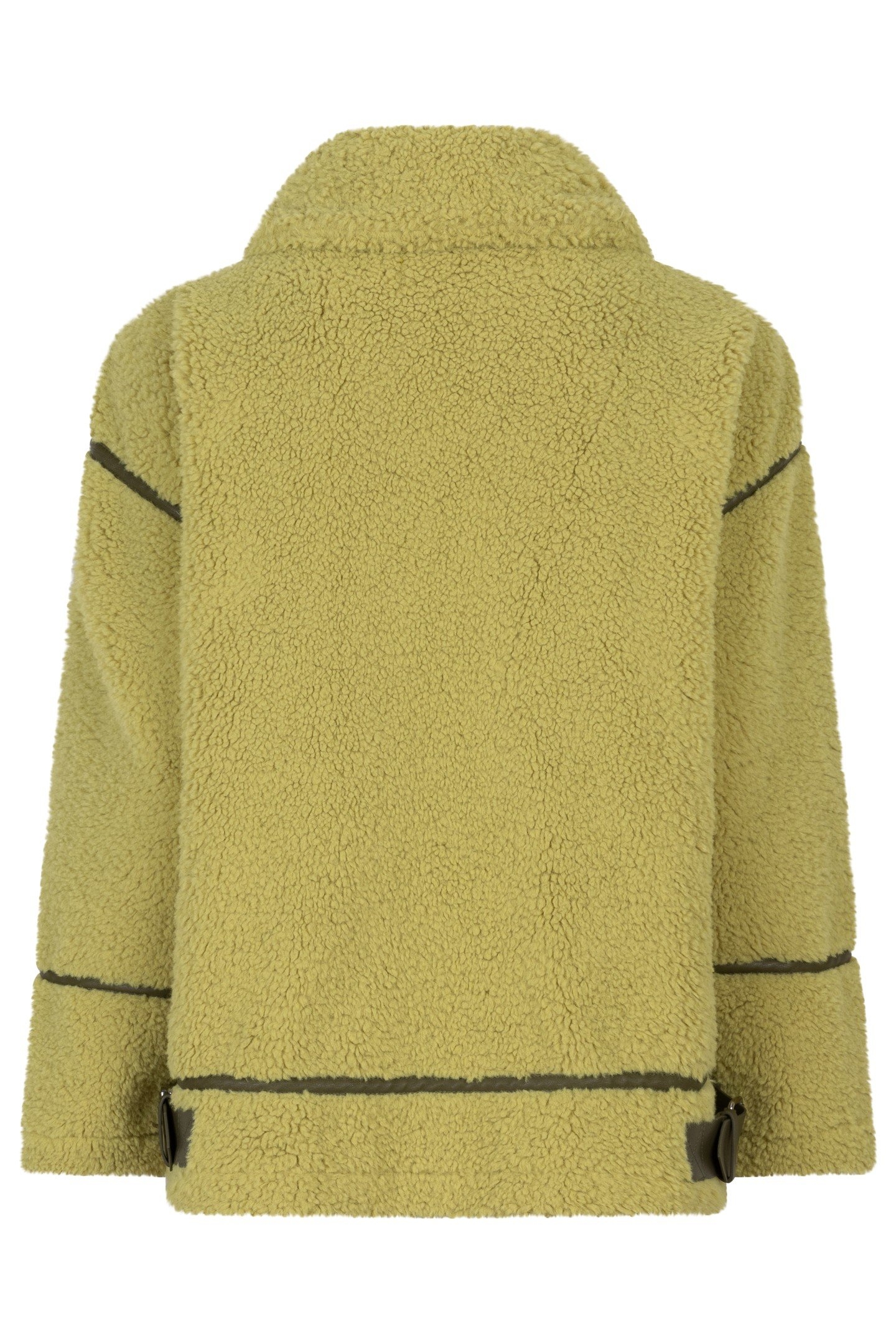 JACKET BONDED SUEDE FAKE FUR LEAF GREEN 6