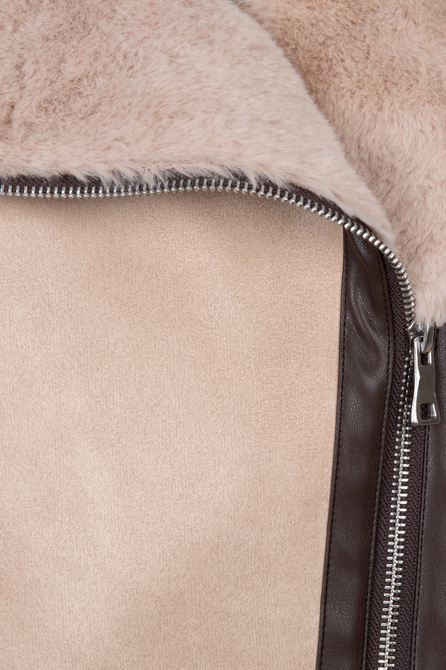 GILET FAKE FUR / SUEDINE SAND 6