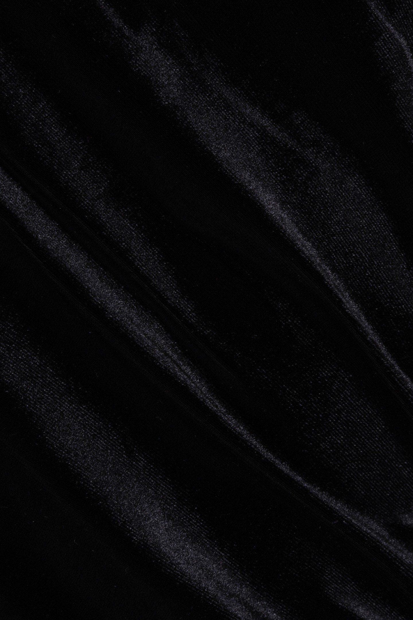 DRESS VELOURS GATHERING BLACK 7