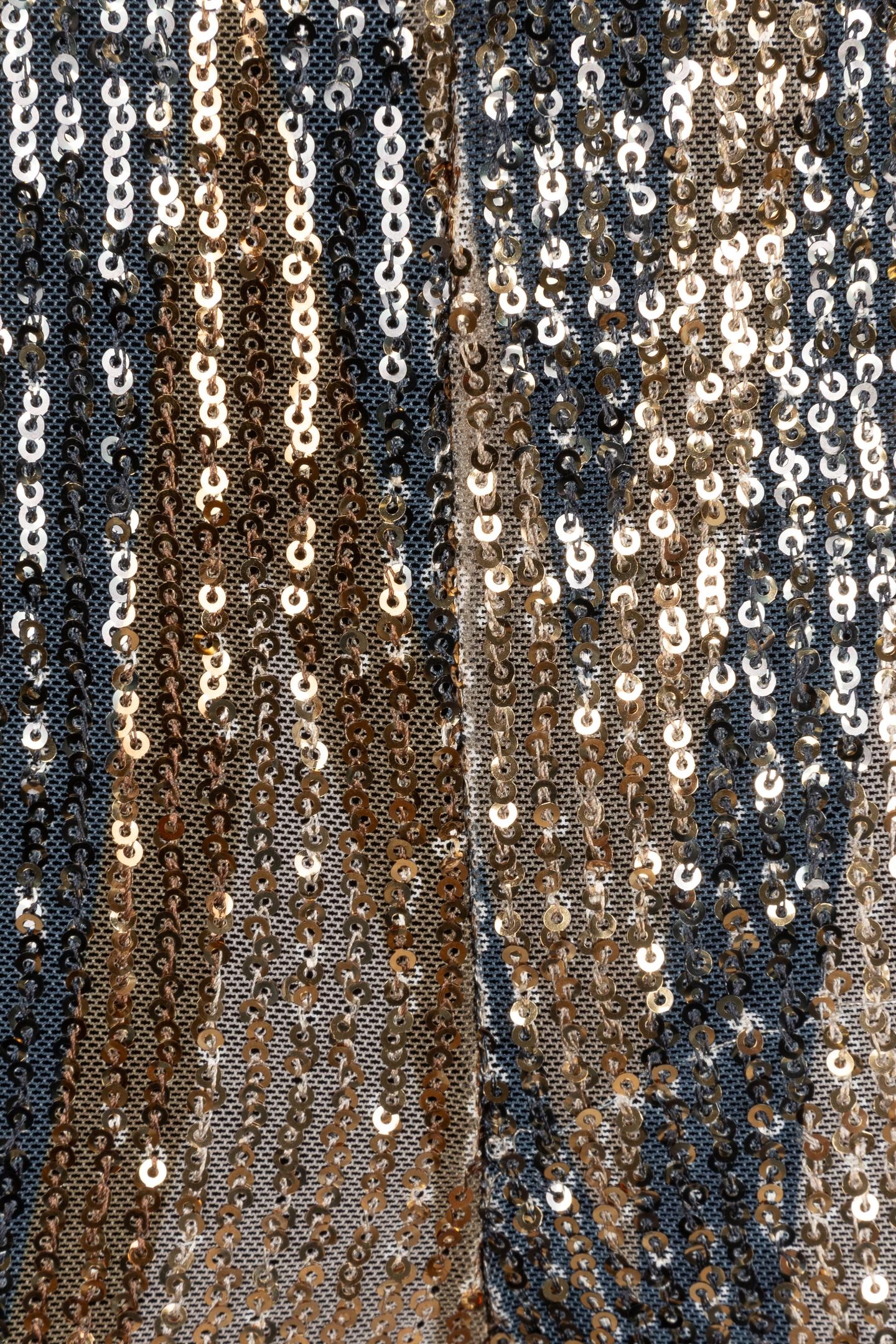 TROUSERS SEQUINS ZIGZAG PRINT 6