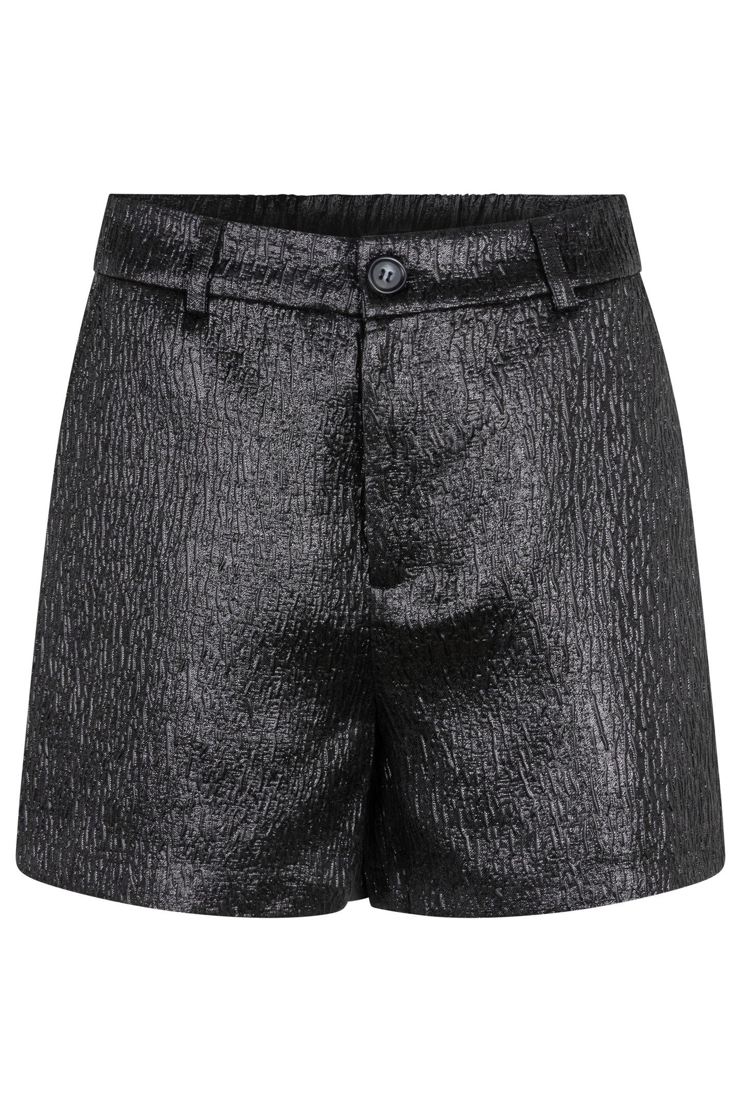 SHORTS METALLIC BLACK 4