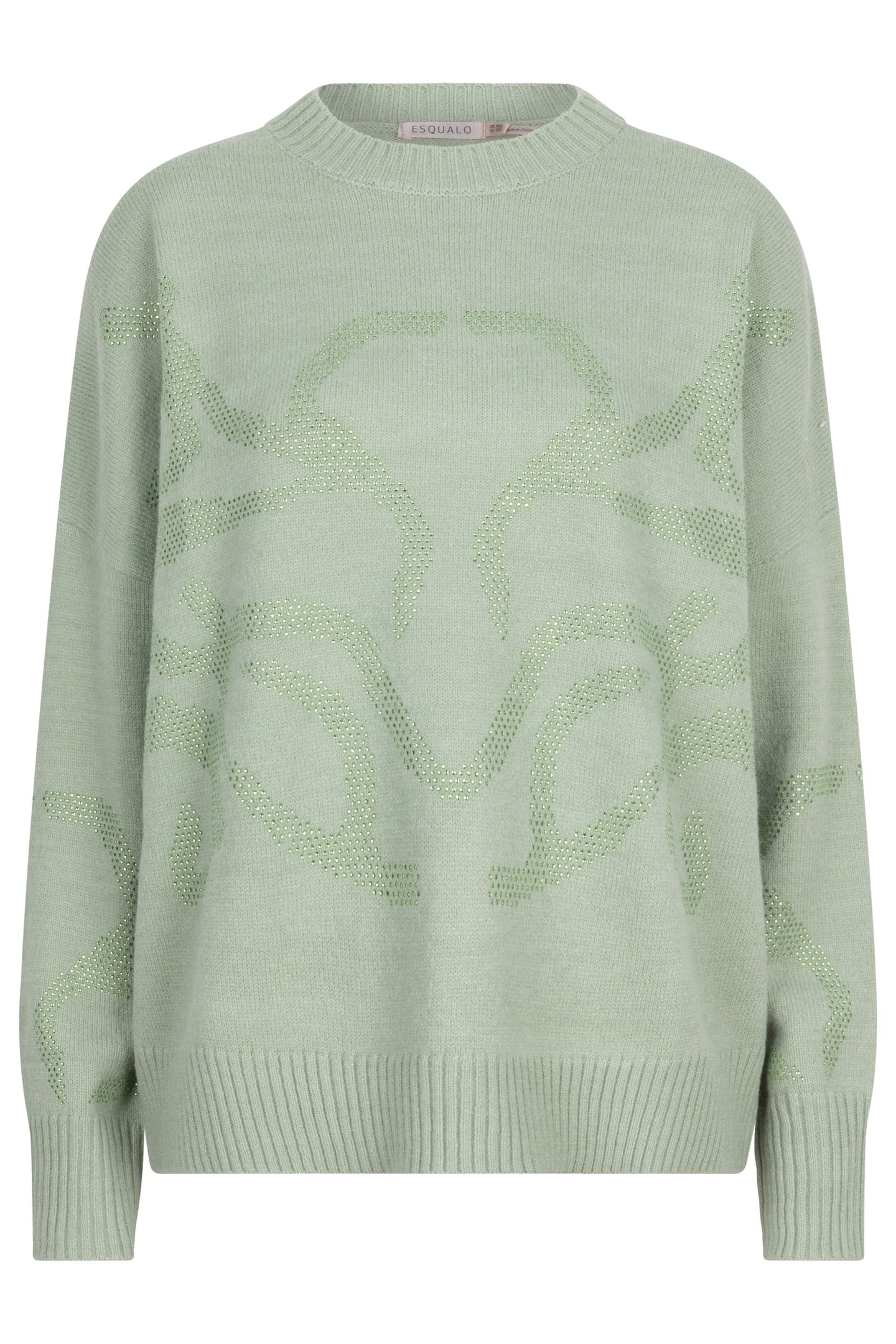 SWEATER HOT PRESS DIAMONDS JADE 4