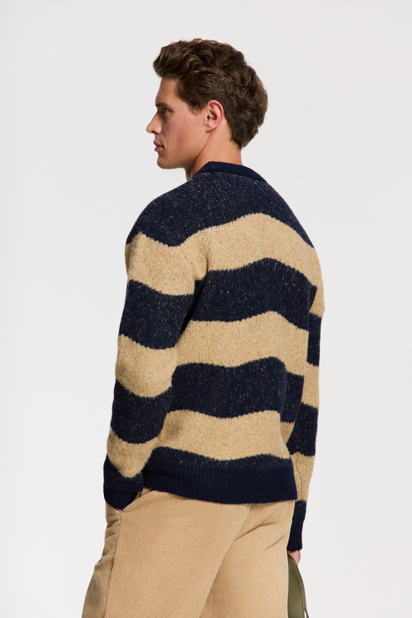 PIKE RELAXED FIT WAVE PULLOVER BLUE CLAY WAVE 5