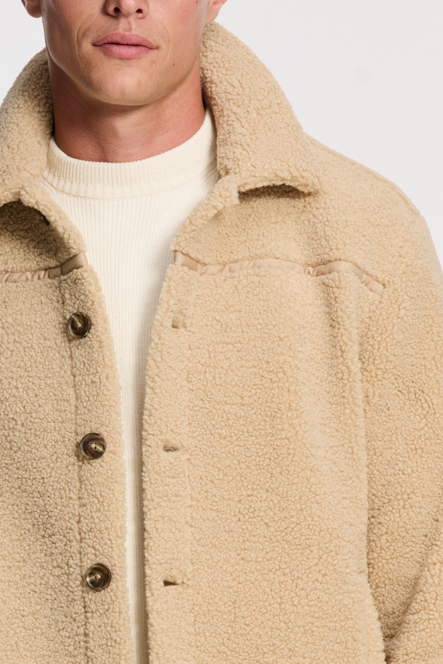 SYD TEDDY JACKET BEIGE CLAY 8