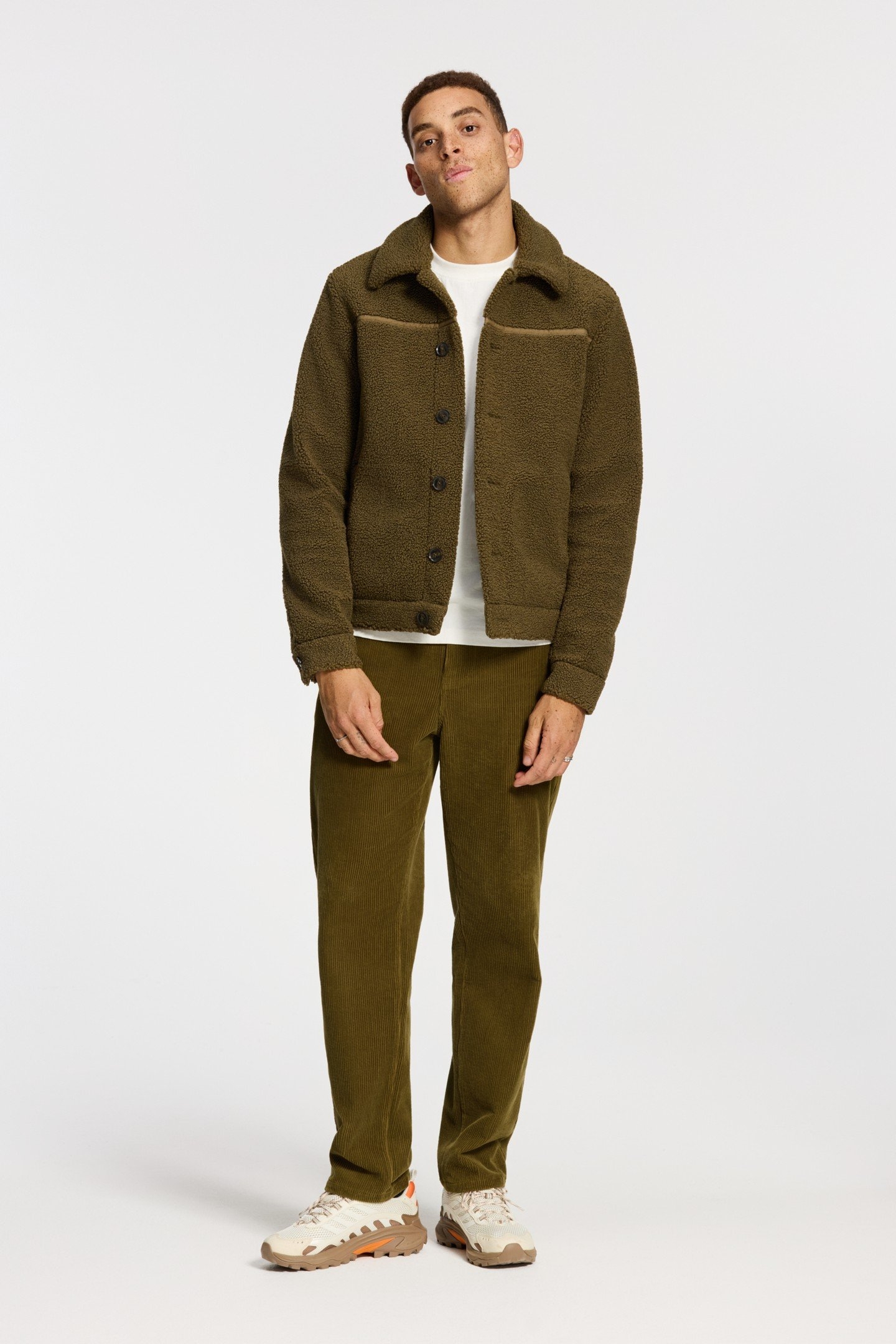 SYD TEDDY JACKET GREEN OLIVE 2