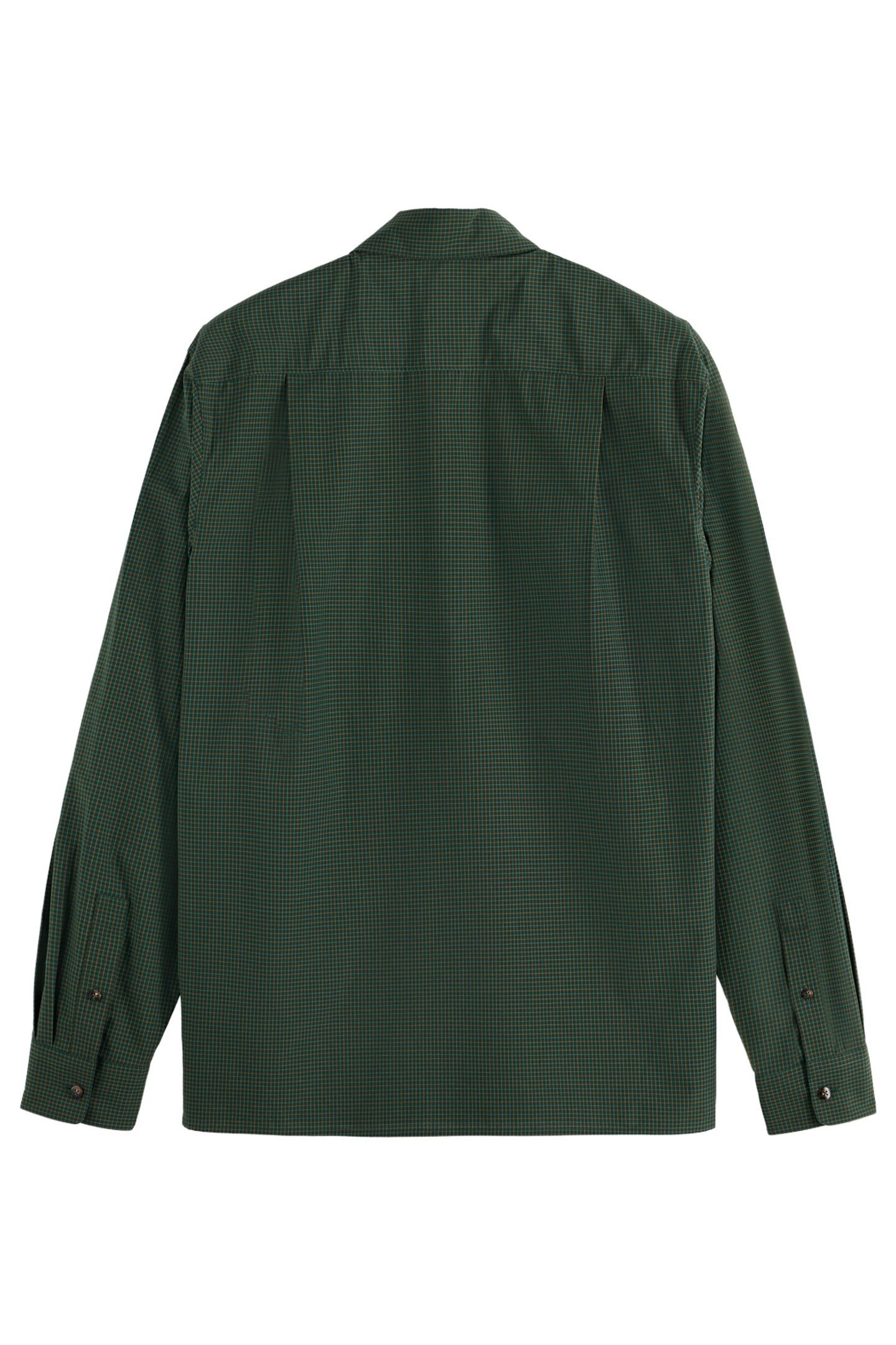 RELAXED FIT YARN-DYED MICRO-CHECK SHIRT MICRO CHECK GOLDEN B 3