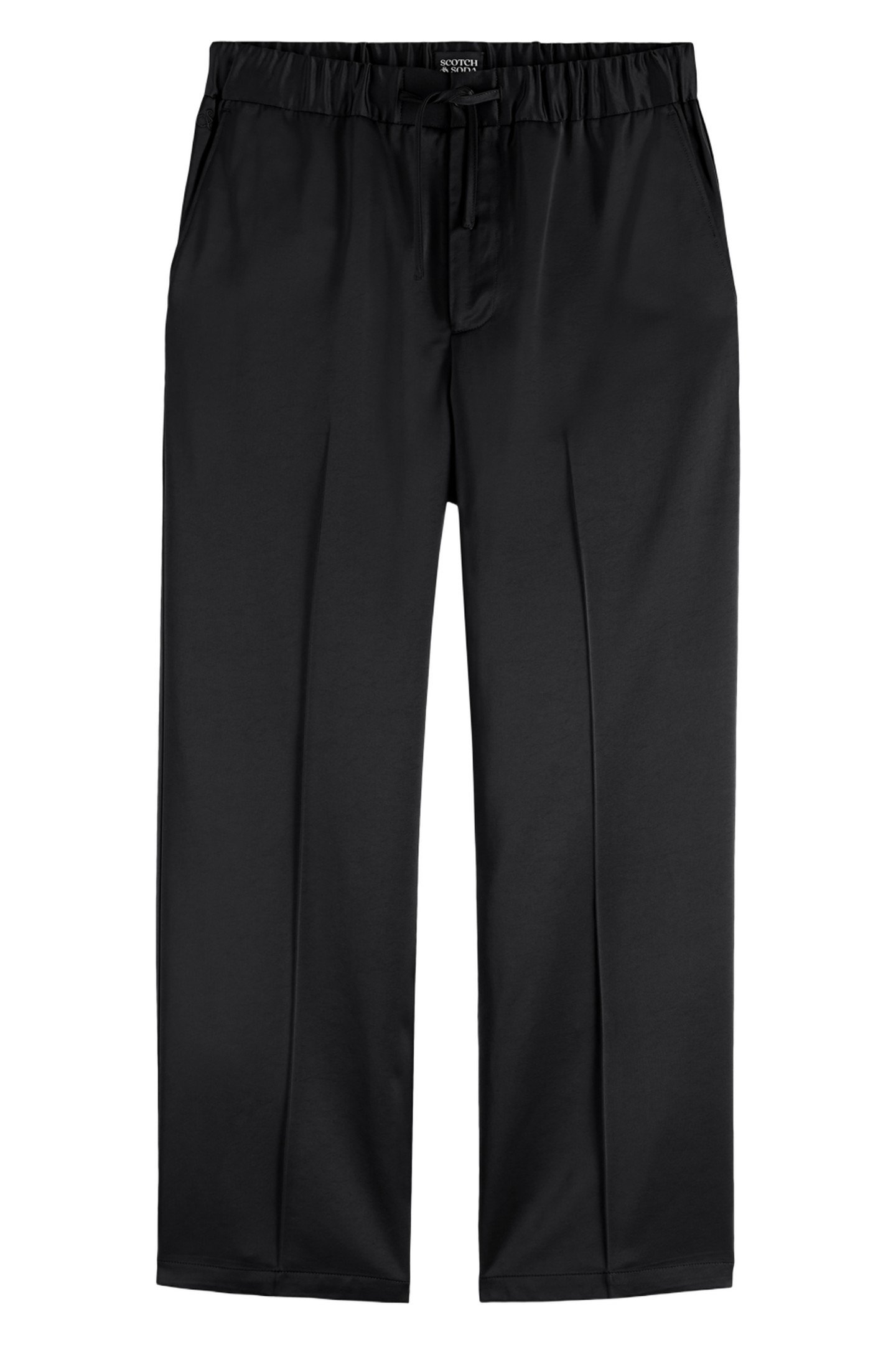 HEAVY SATIN RELAXED FIT JOGGER BLACK 1