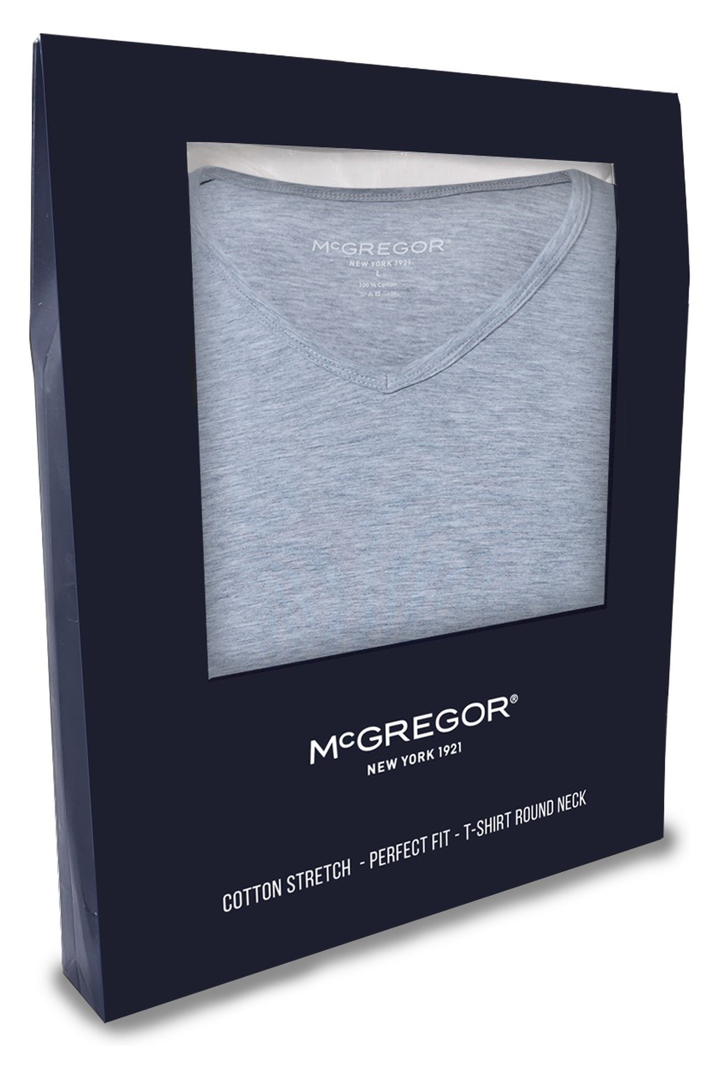 PREMIUM - STRETCH T-SHIRT - 4-PACK GREY 4