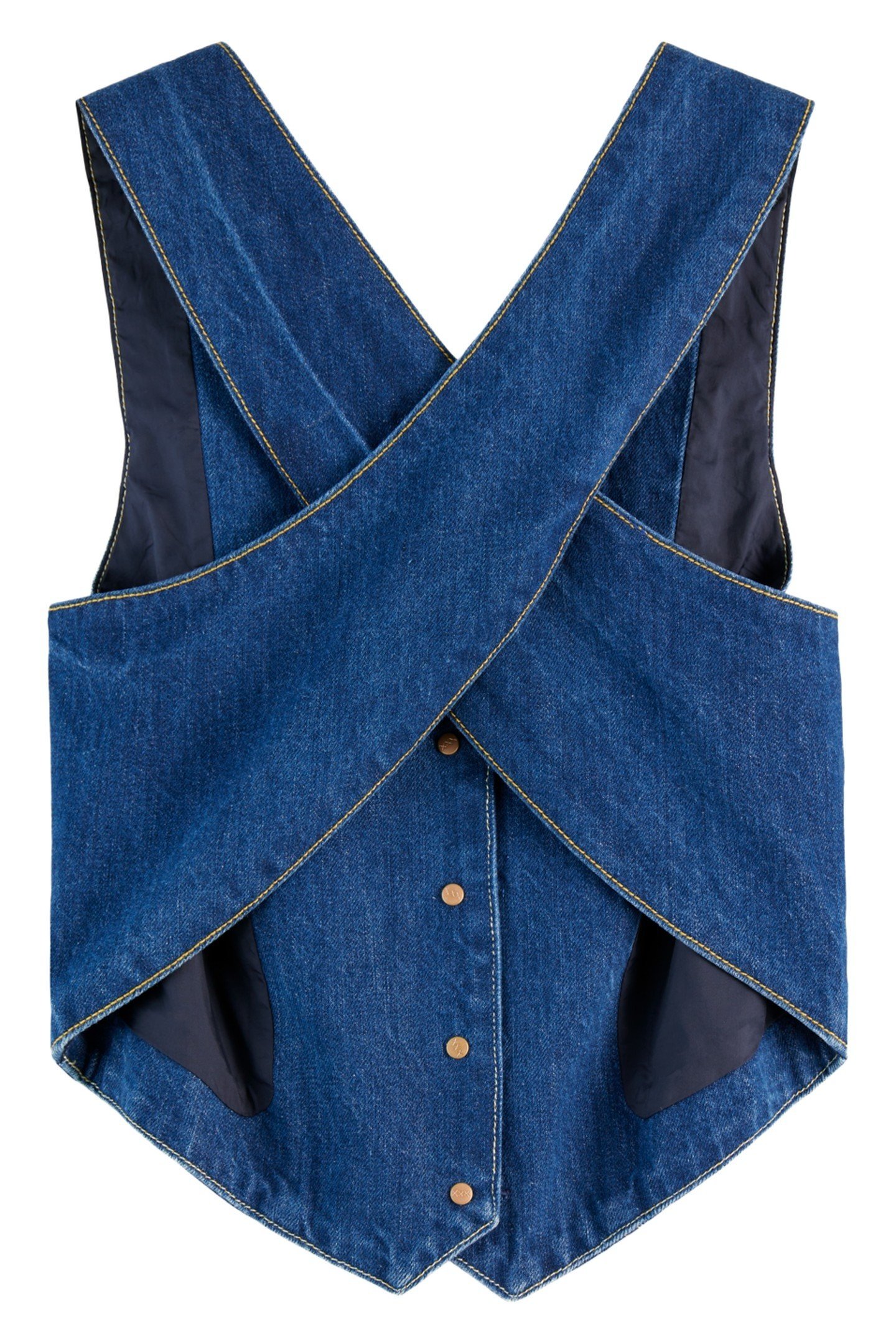 FITTED DENIM WAISTCOAT CITY FRESH 3