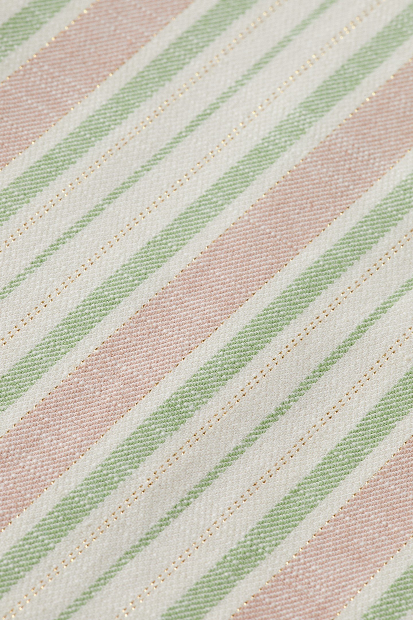 VIOLET LUREX COTTON BLEND PANT LUREX LINEN STRIPE 6