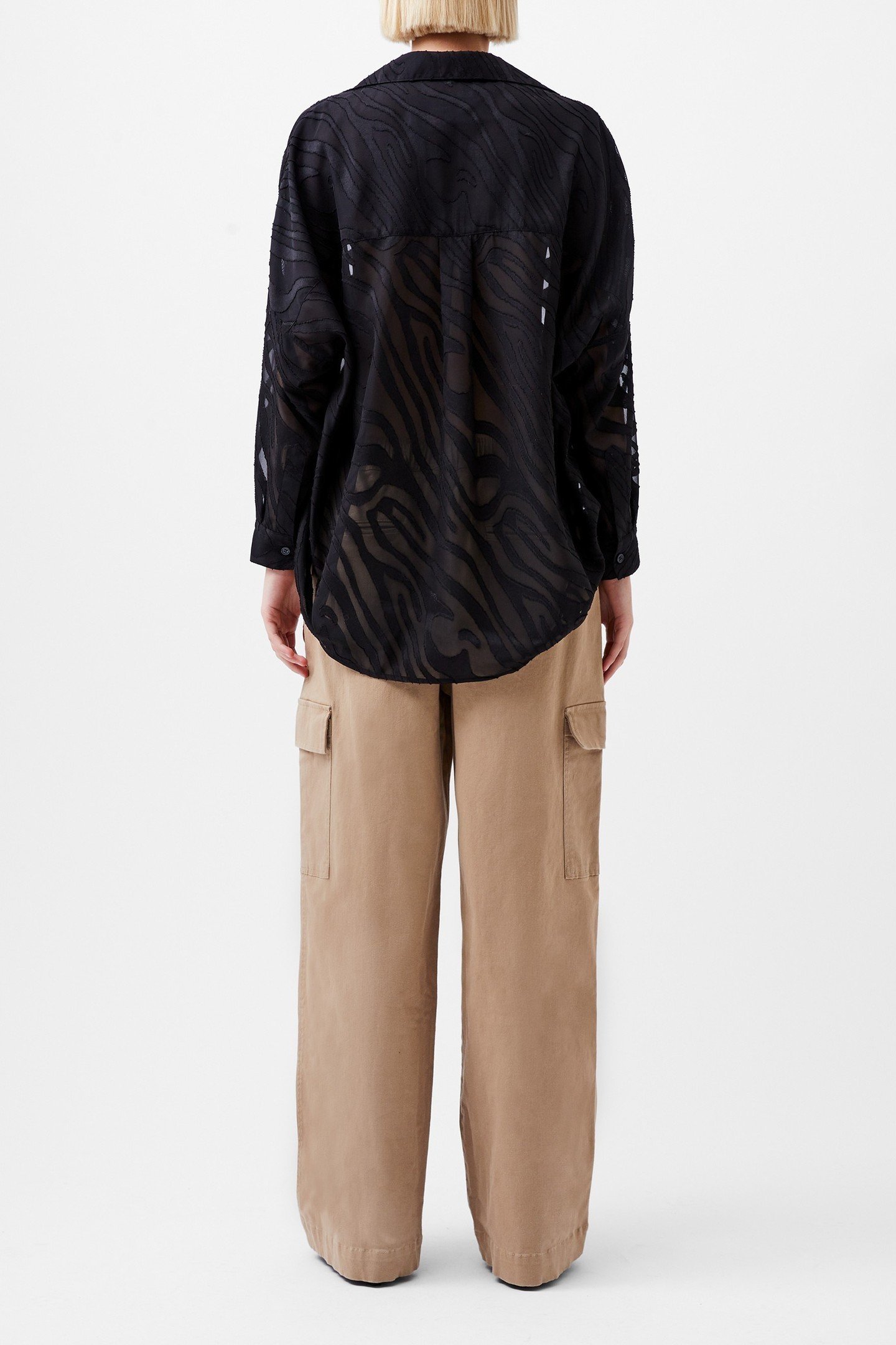 ZEBRA DEVORE POPOVER BLACK 3