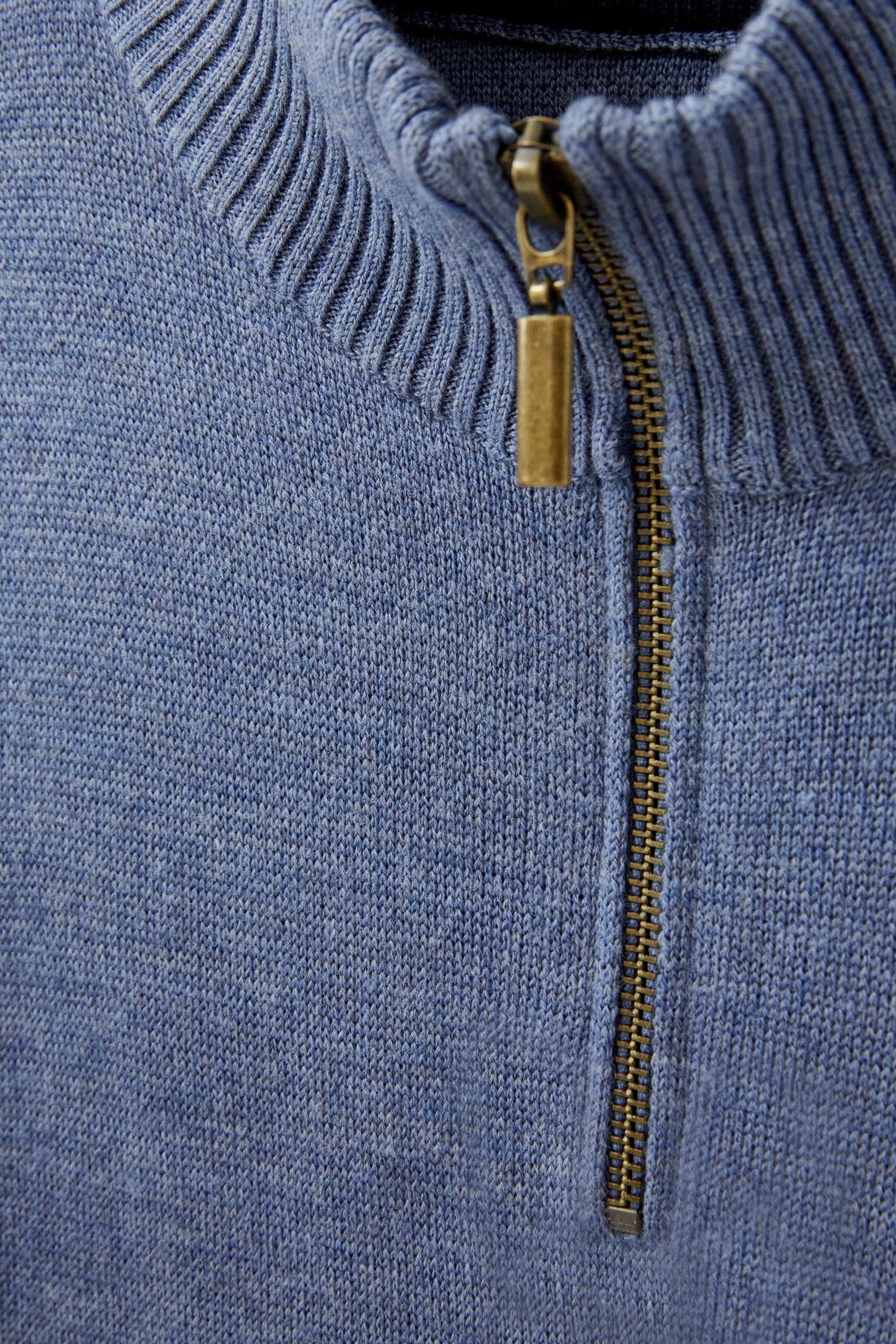 NEWPORT MERINO FUNNEL CHAMBRAY BLUE 6