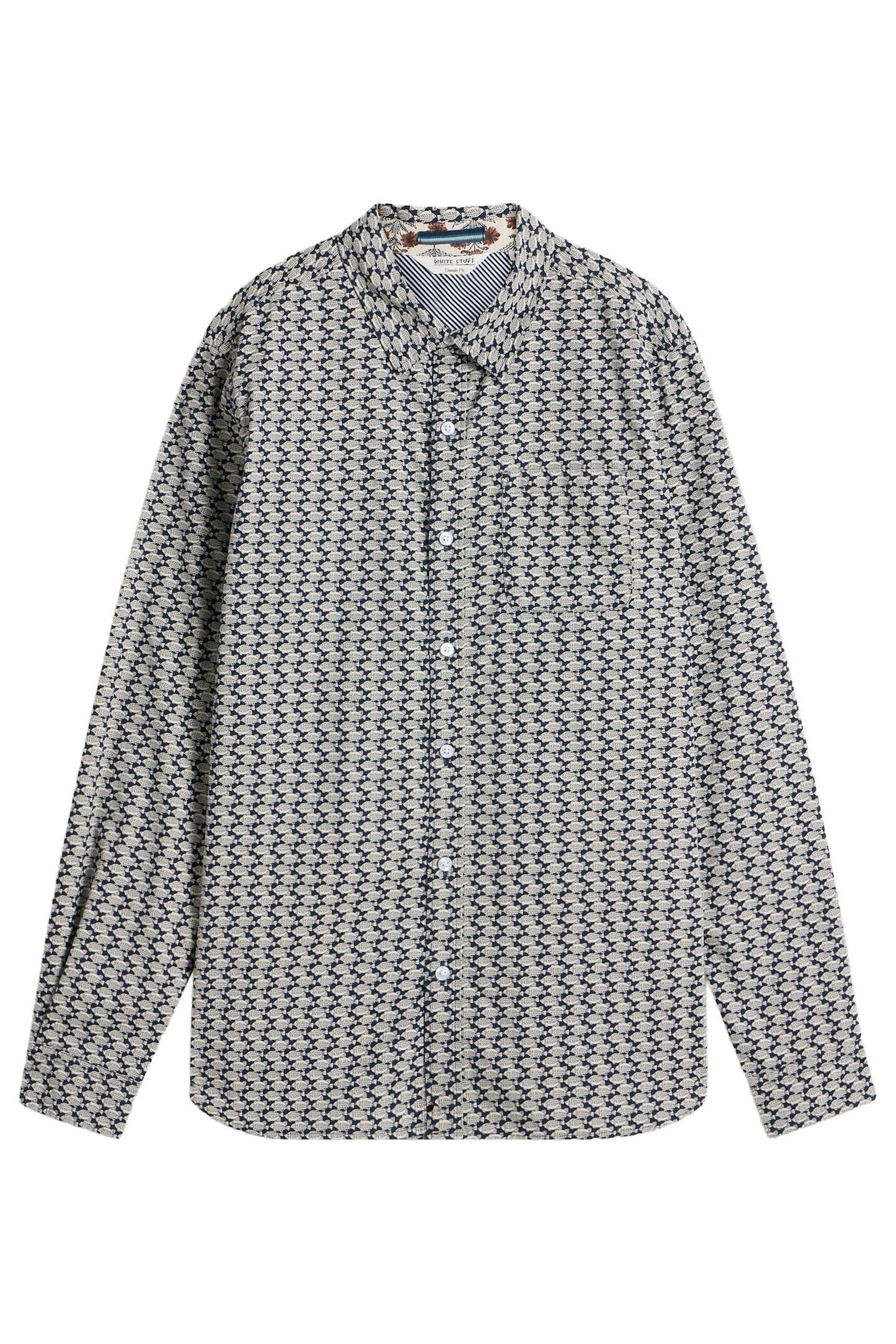 FISH PRINTED SHIRT NAVY MULTI 4