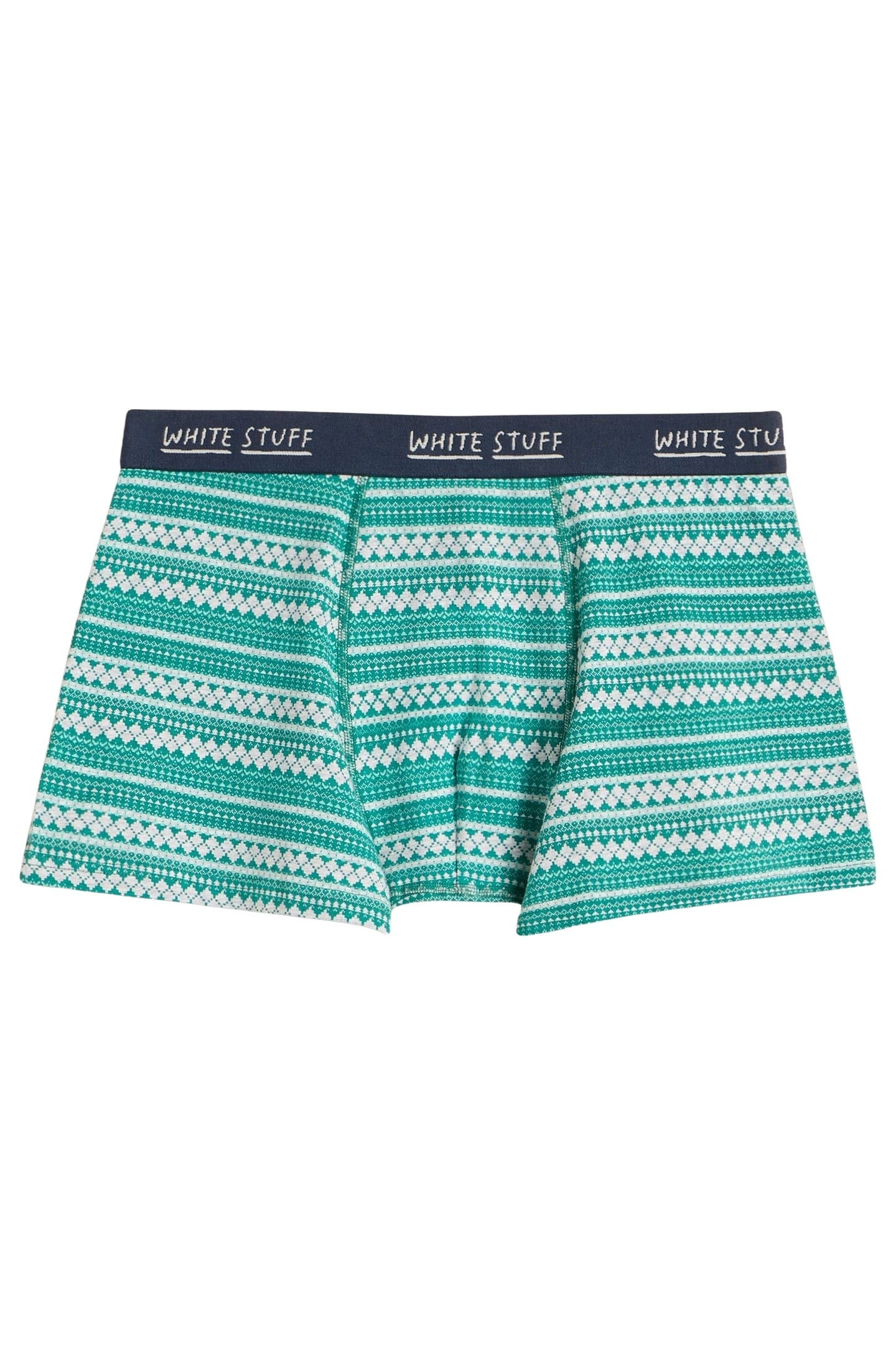 BOXERS IN A CRACKER TEAL PRINT 1