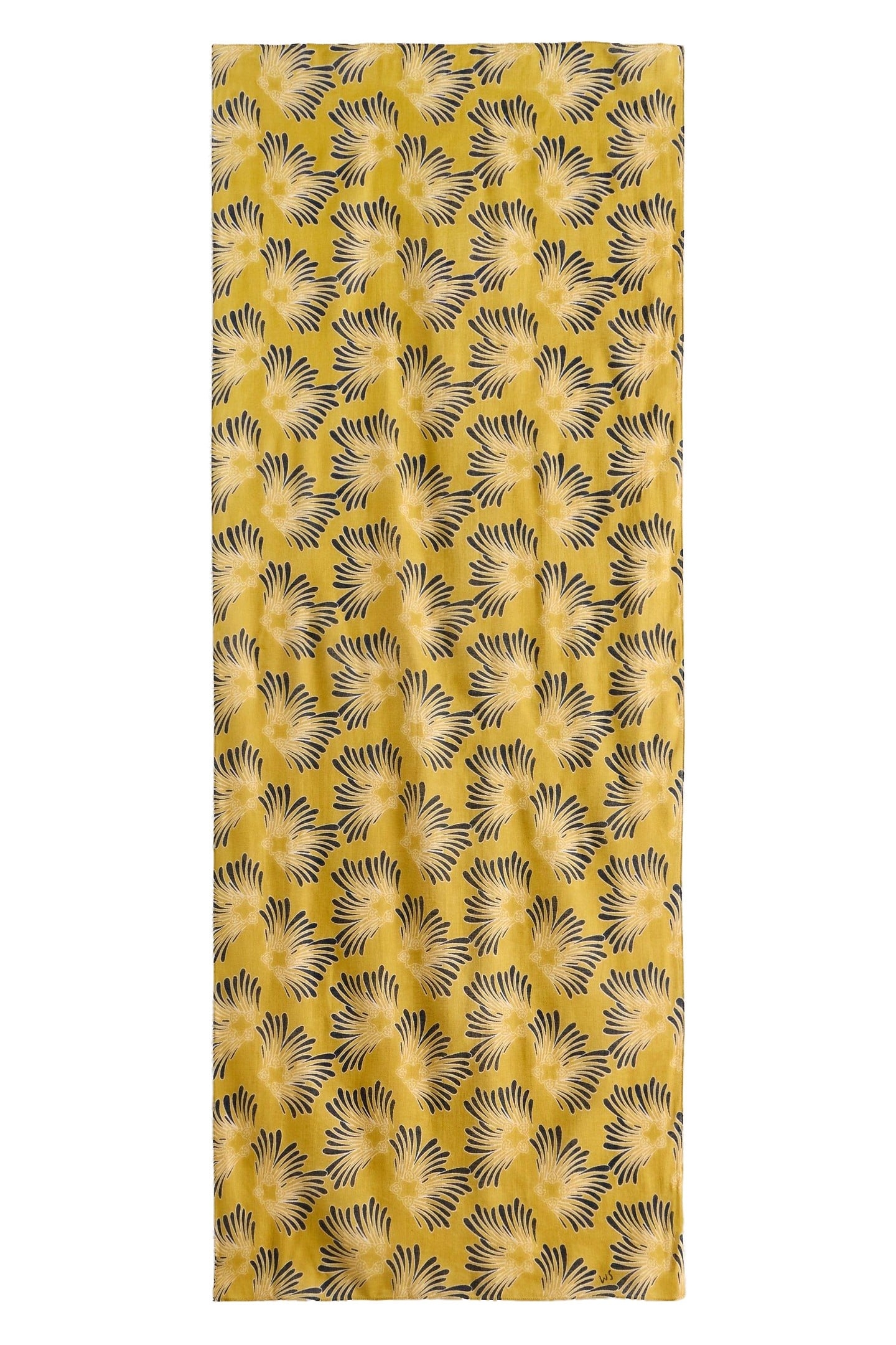 SUNDANCE FLORAL PRINTED SCARF YELLOW MULTI 1