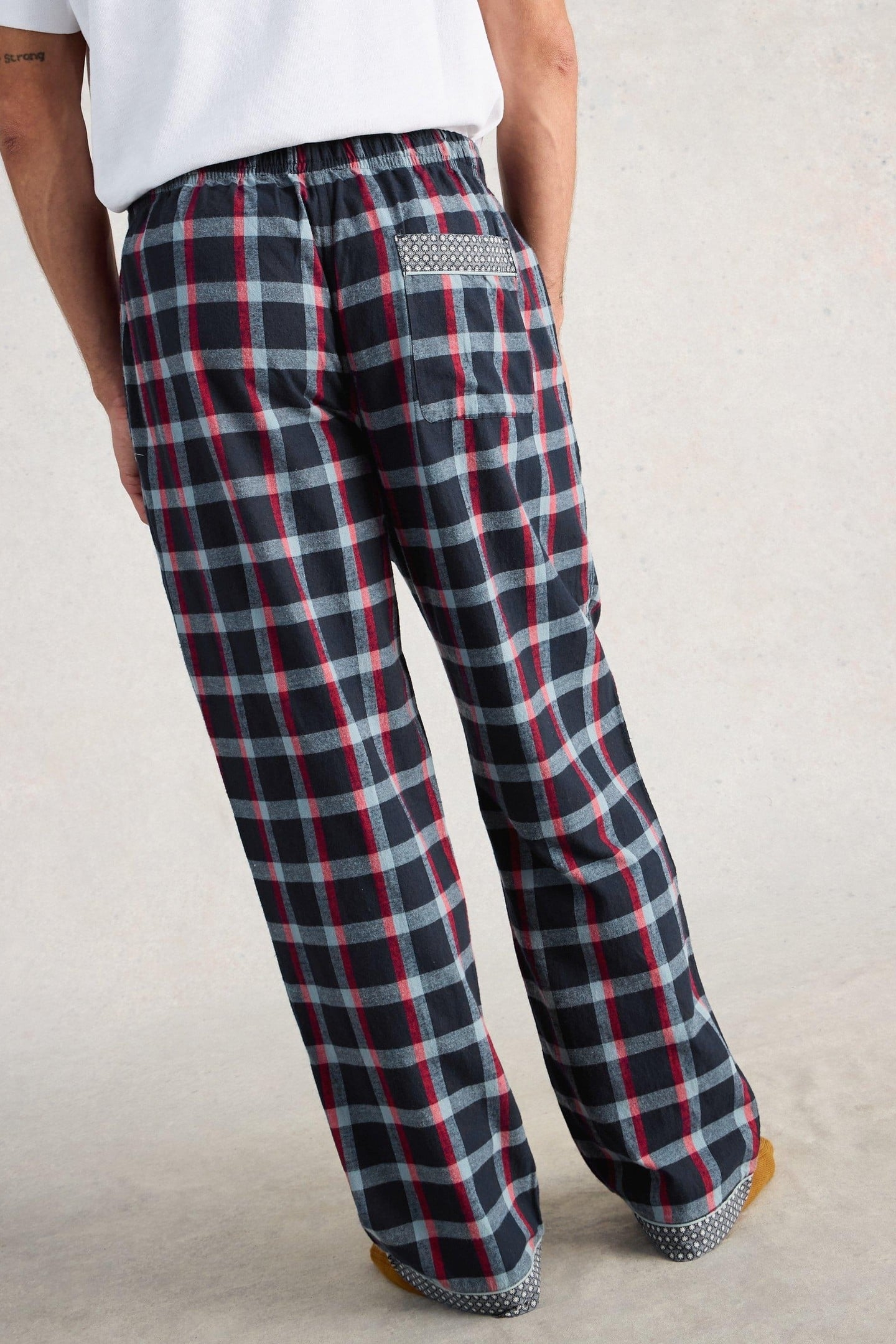 MOORLAND FLANNEL PJ TROUSER DARK NAVY 3
