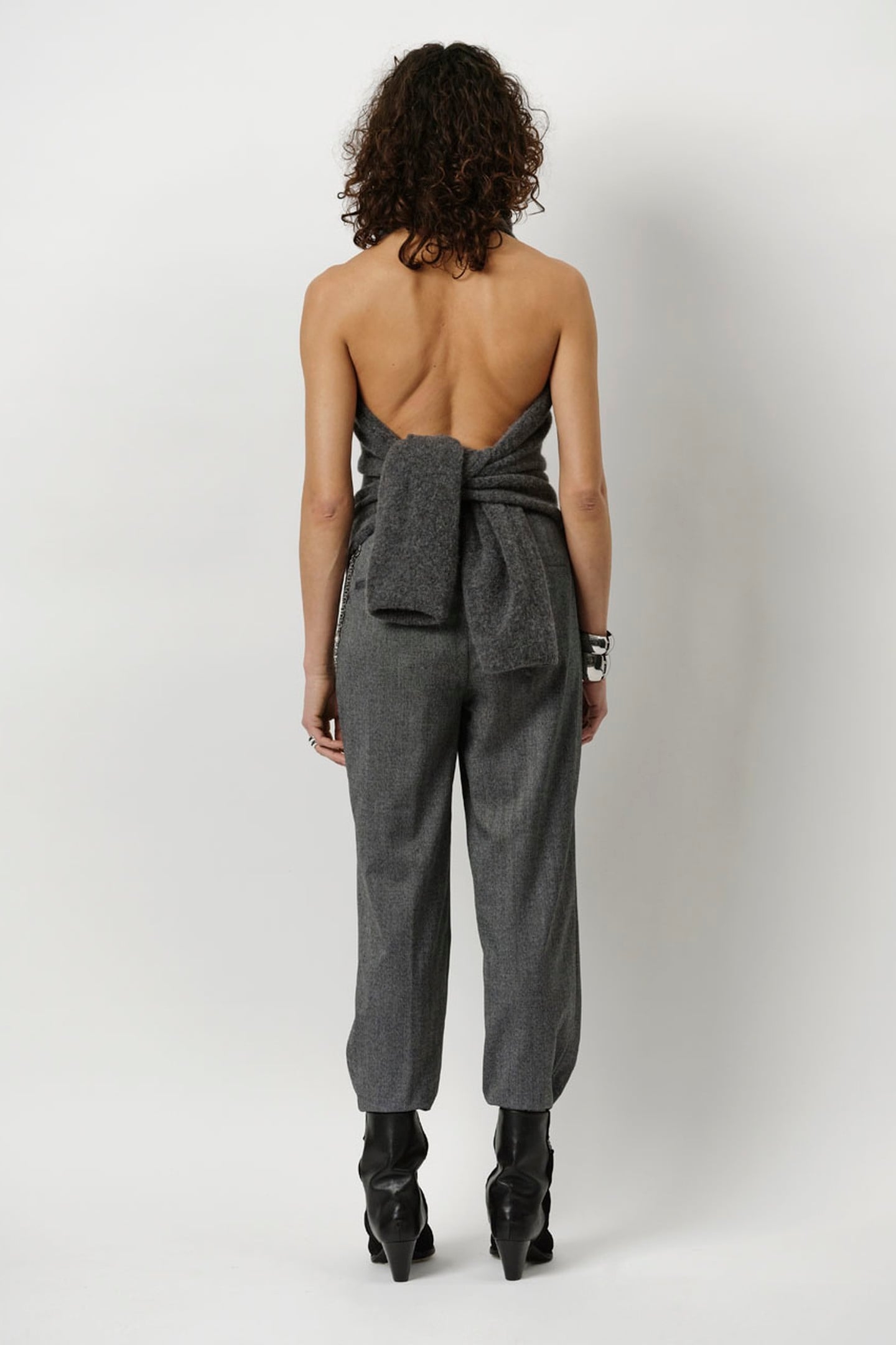 DANTE6-SALESSY CARDIGAN GRAPHITE 3